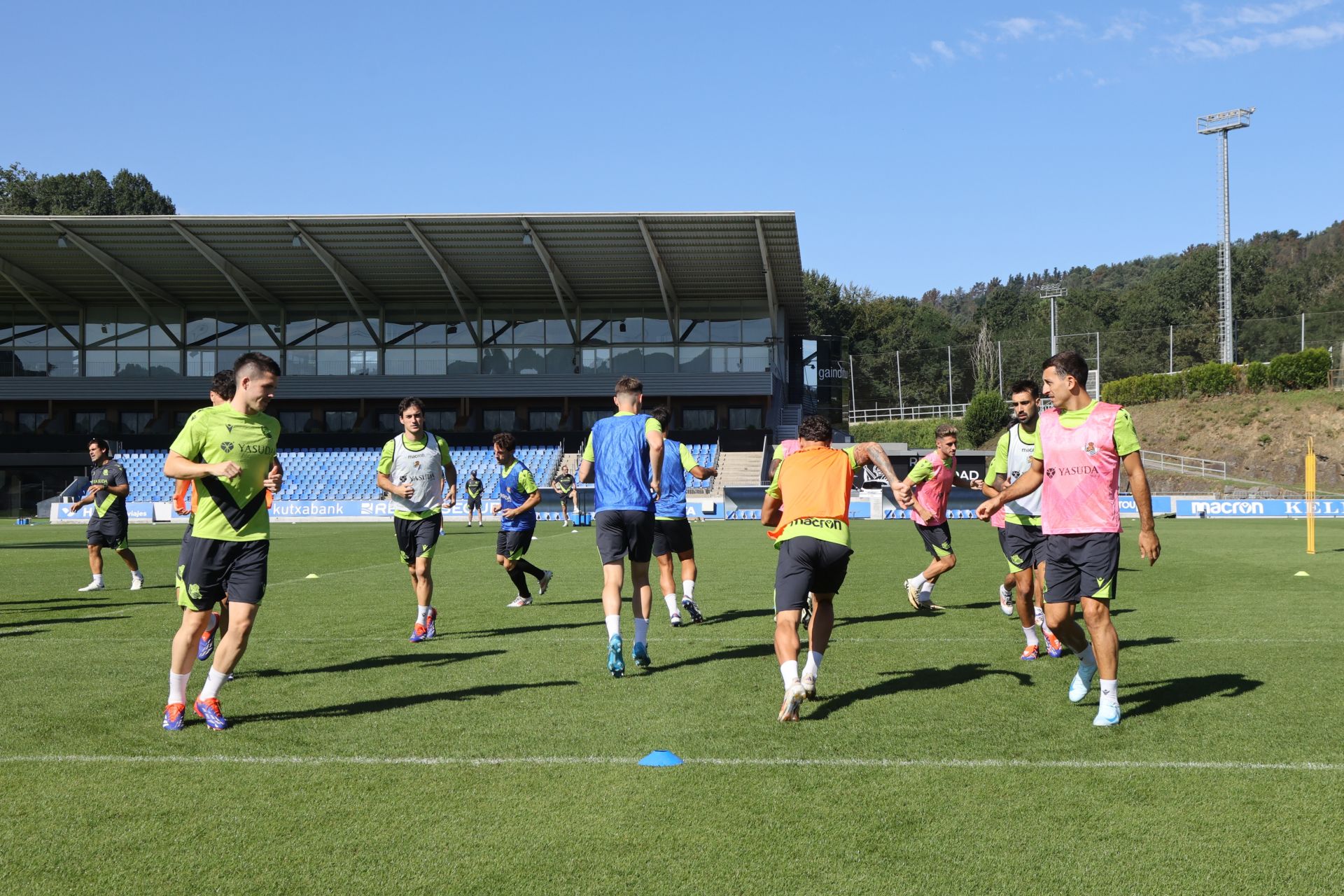 Imágenes del último entrenamiento de la Real Sociedad antes de recibir al Alavés