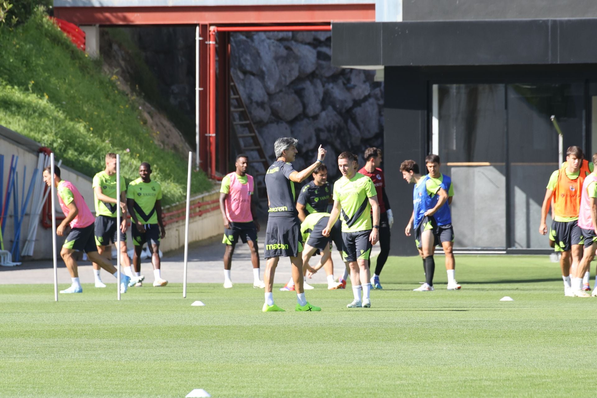 Imágenes del último entrenamiento de la Real Sociedad antes de recibir al Alavés