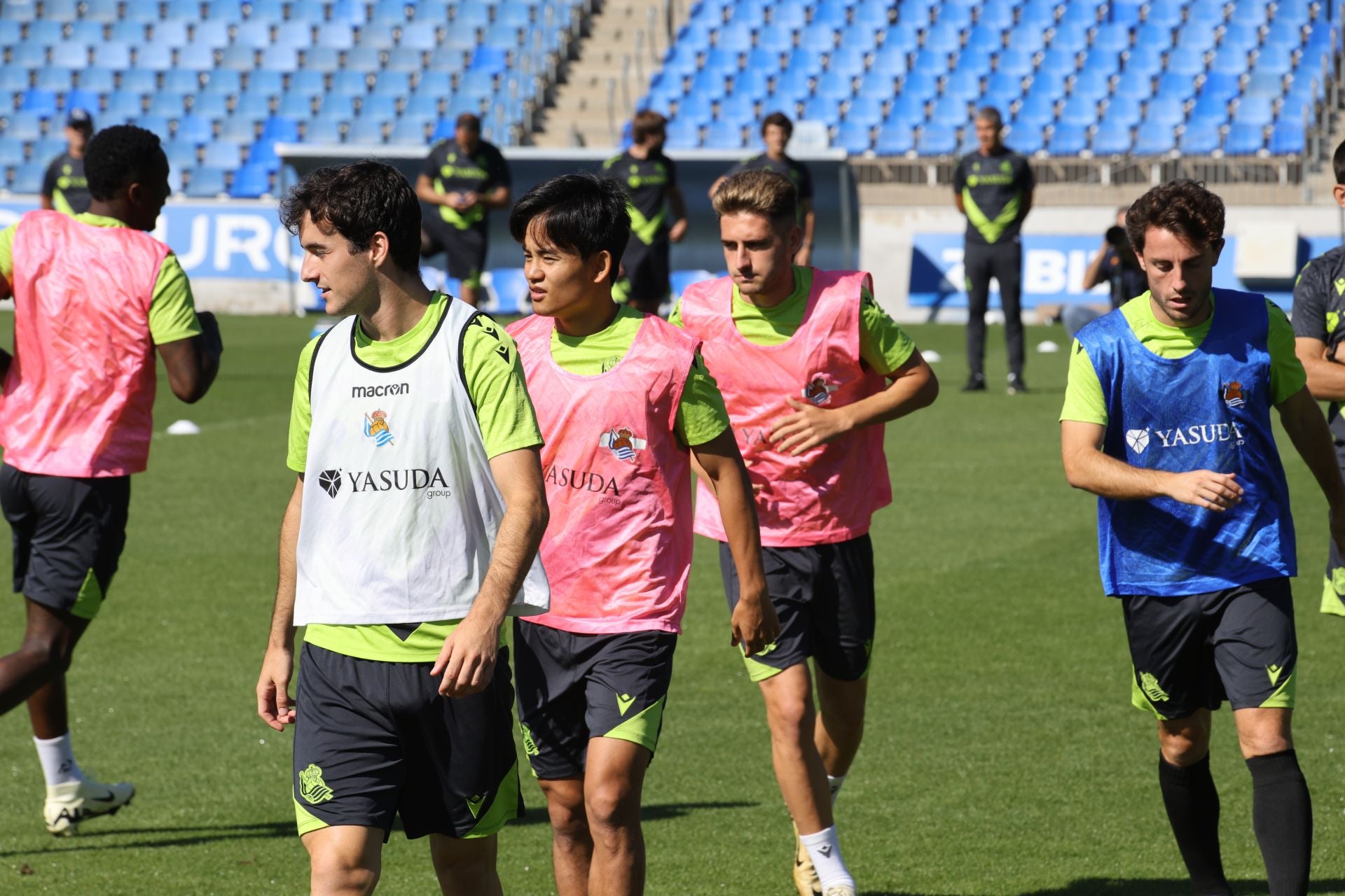Imágenes del último entrenamiento de la Real Sociedad antes de recibir al Alavés