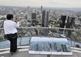 Imagen de Francfort, capital financiera de Alemania.