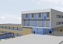 Referente. Infografía que recrea cómo quedará el nuevo instituto Orixe.