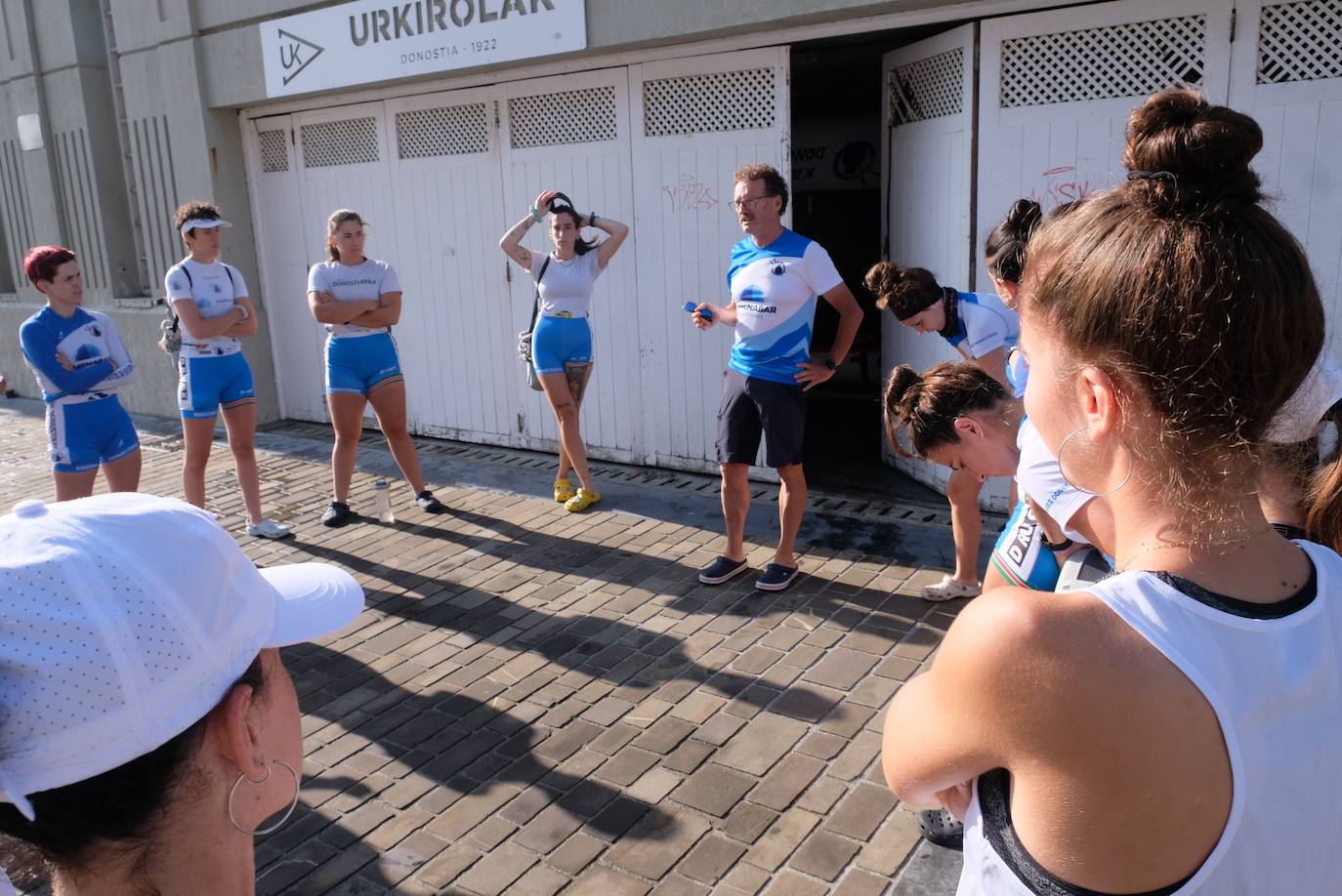 Las mejores fotos del entrenamiento de traineras a la víspera de la Bandera de La Concha