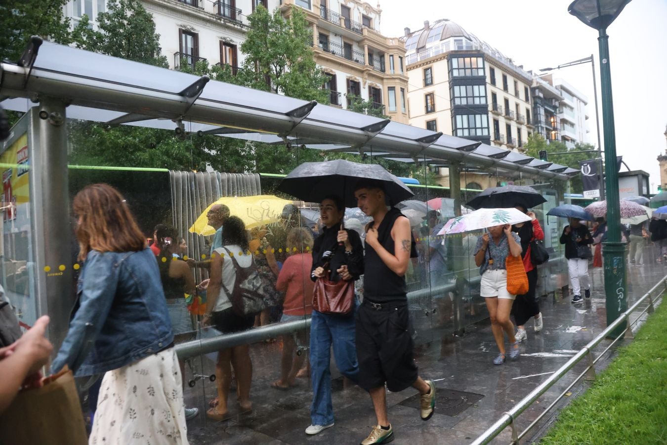 El mal tiempo estropea la fiesta del 31 de agosto