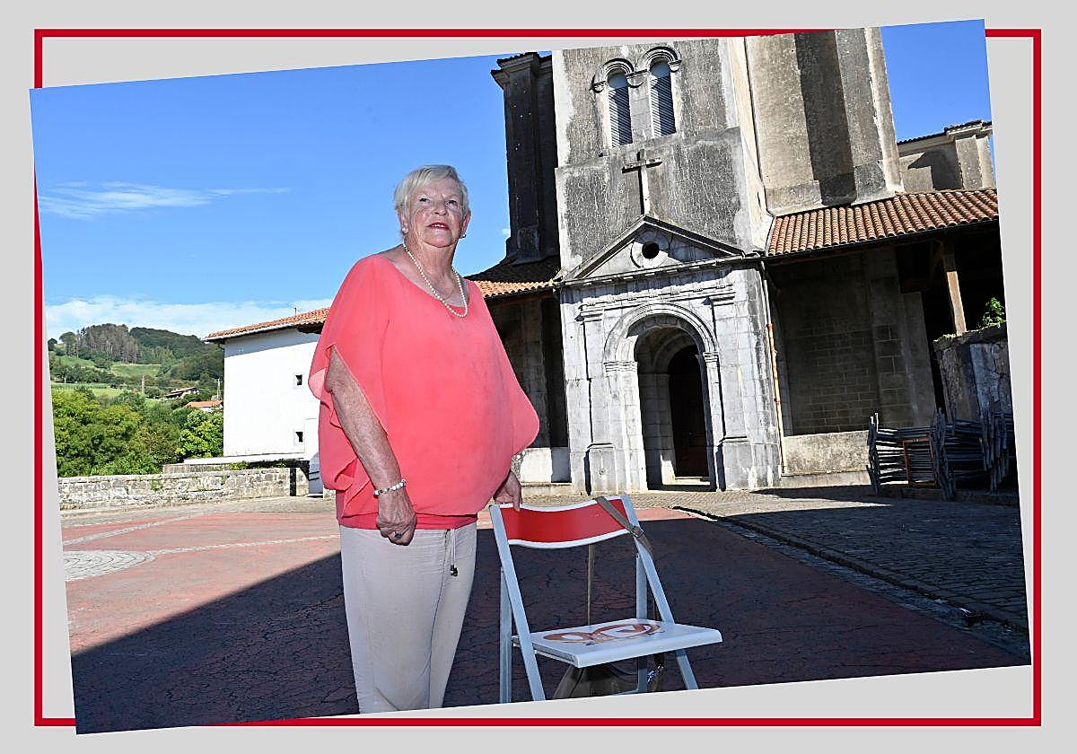 Ineke Bertelink vive encantada en Bidania-Goiatz desde hace 52 años.