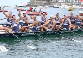 Urdaibai ha realizado en La Concha la mejor regata de la temporada y no ha dado pie a la sorpresa.