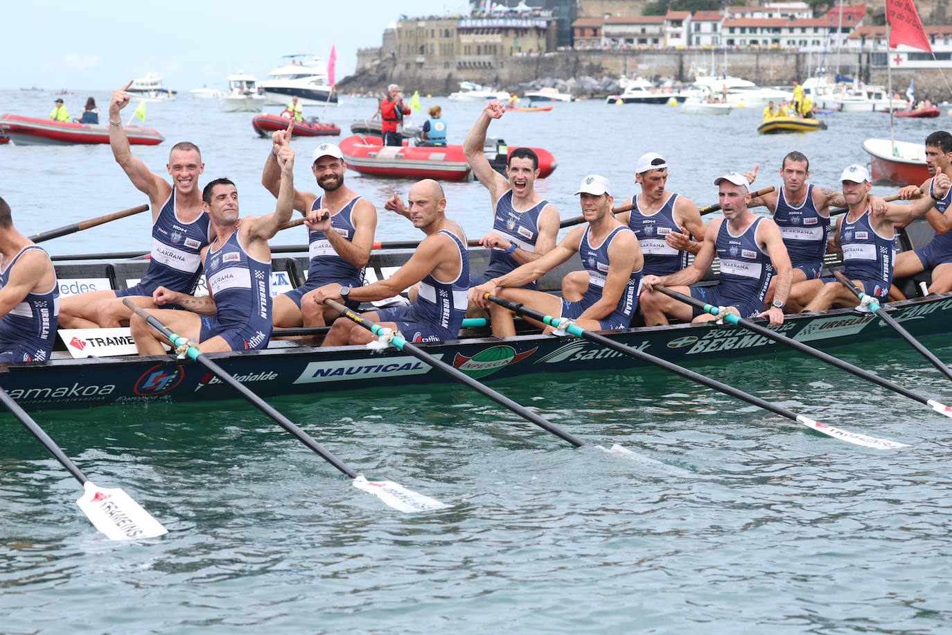 Las mejores imágenes de la regata masculina