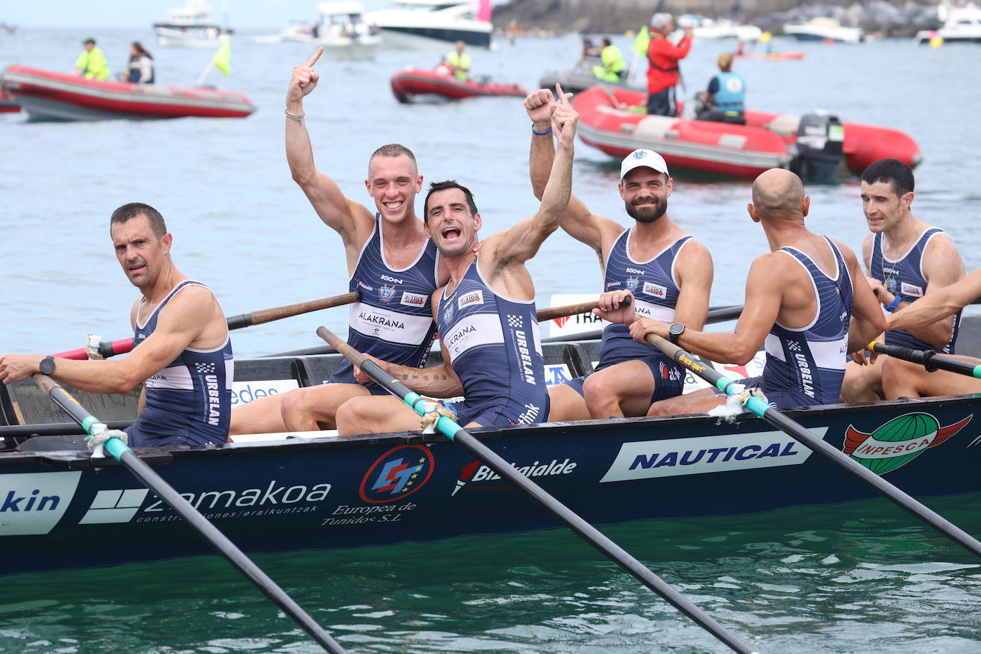 Las mejores imágenes de la regata masculina