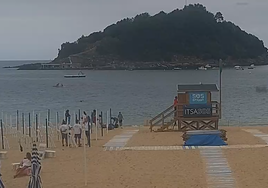 Playa de Ondarreta de Donostia.