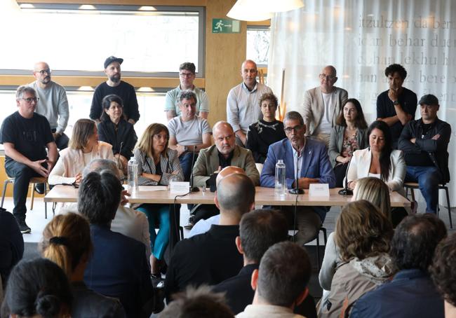 Momento de la presentación de la nueva edición de San Sebastian Gastronomika en el Muka.