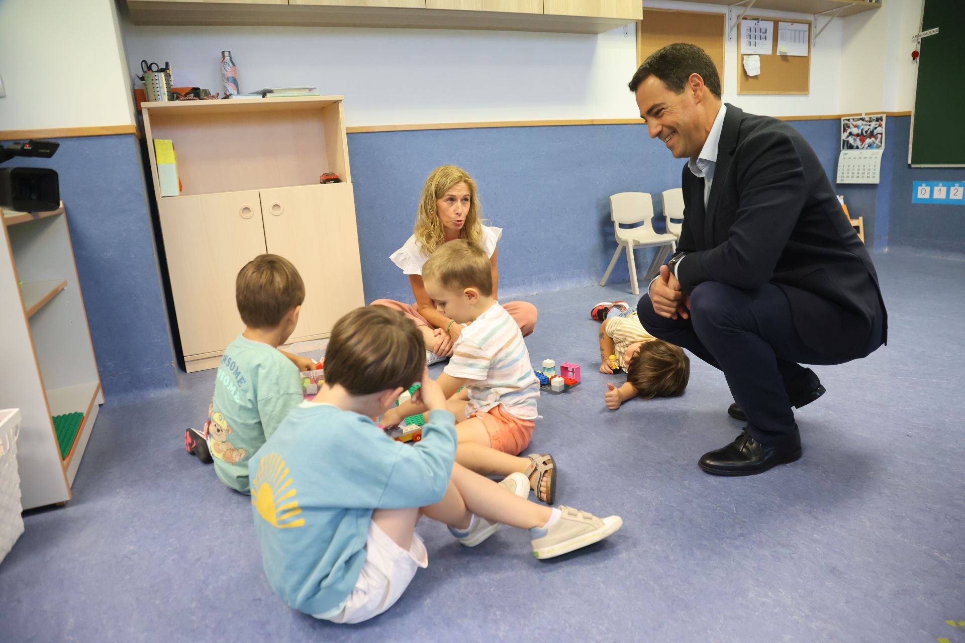 El lehendakari inaugura el curso escolar en el colegio Orokieta de Zarautz