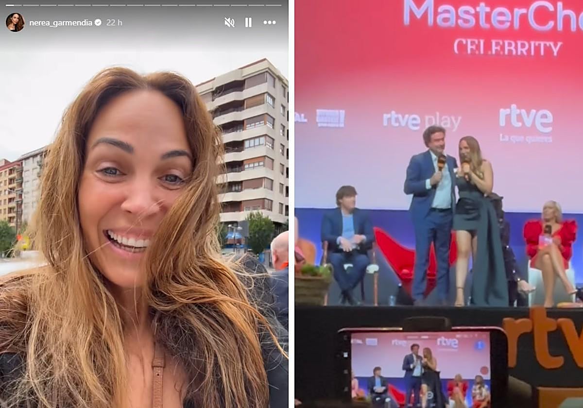 Nerea Garmendia en la presentación de Masterchef Celebrity.