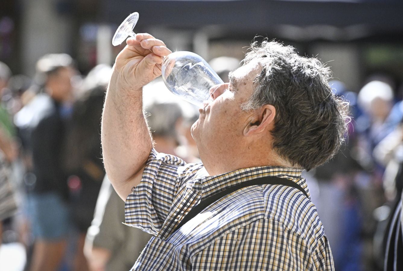 Gran ambiente en el Sagardo Eguna de Donostia