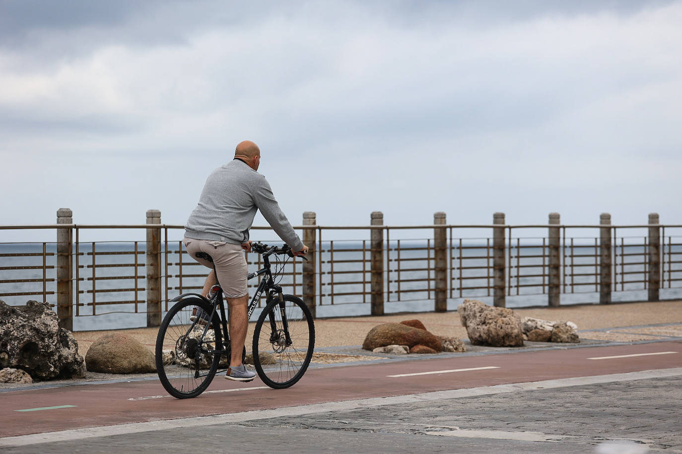 Día gris en San Sebastián