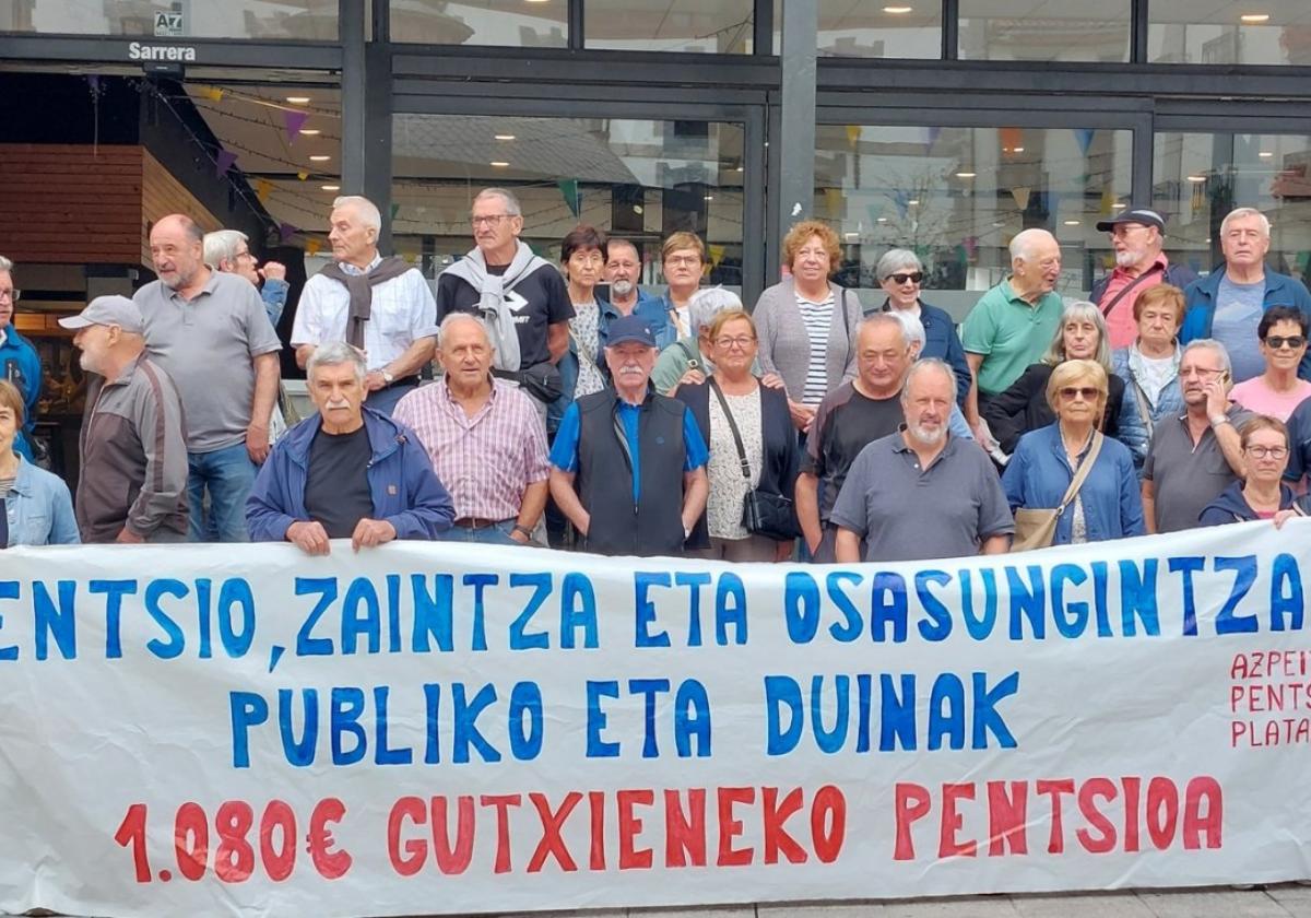 Berriro ekin diete protestei jubilatuek