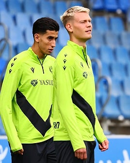 Oskarsson, Aguerd y Barrene enriquecen el entrenamiento