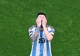Messi, en el Mundial de Quatar.
