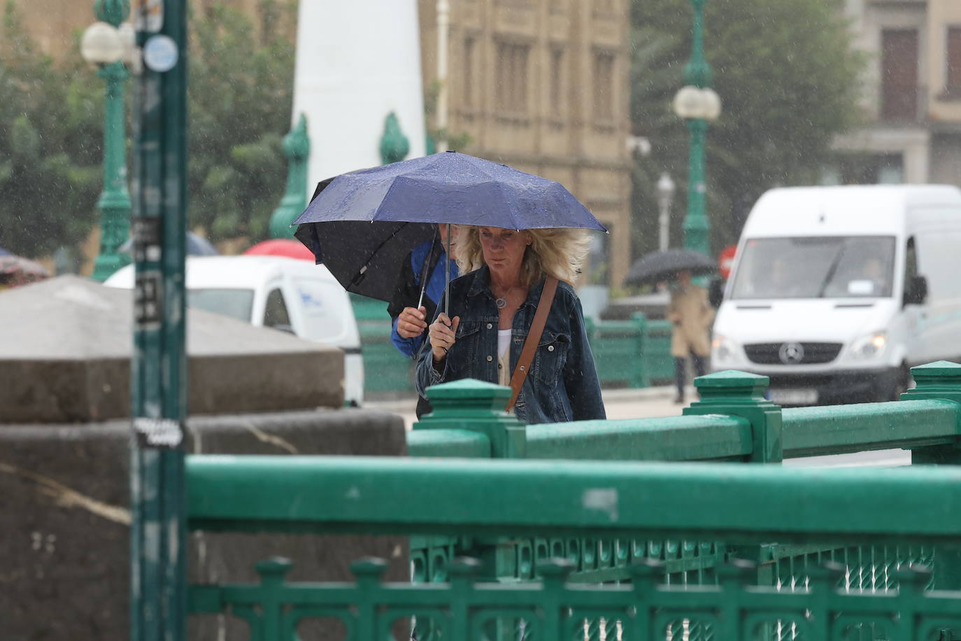 La lluvia se instala en Gipuzkoa