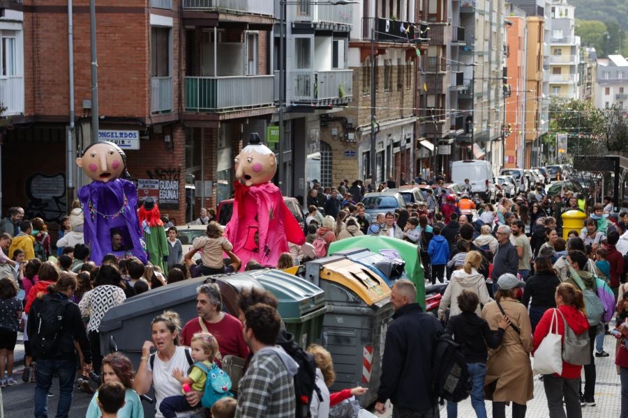Txupinazo en los Porrontxos de Egia