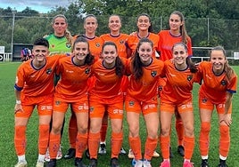 Primera alineación del primer equipo femenino del Tolosa en esta temporada.