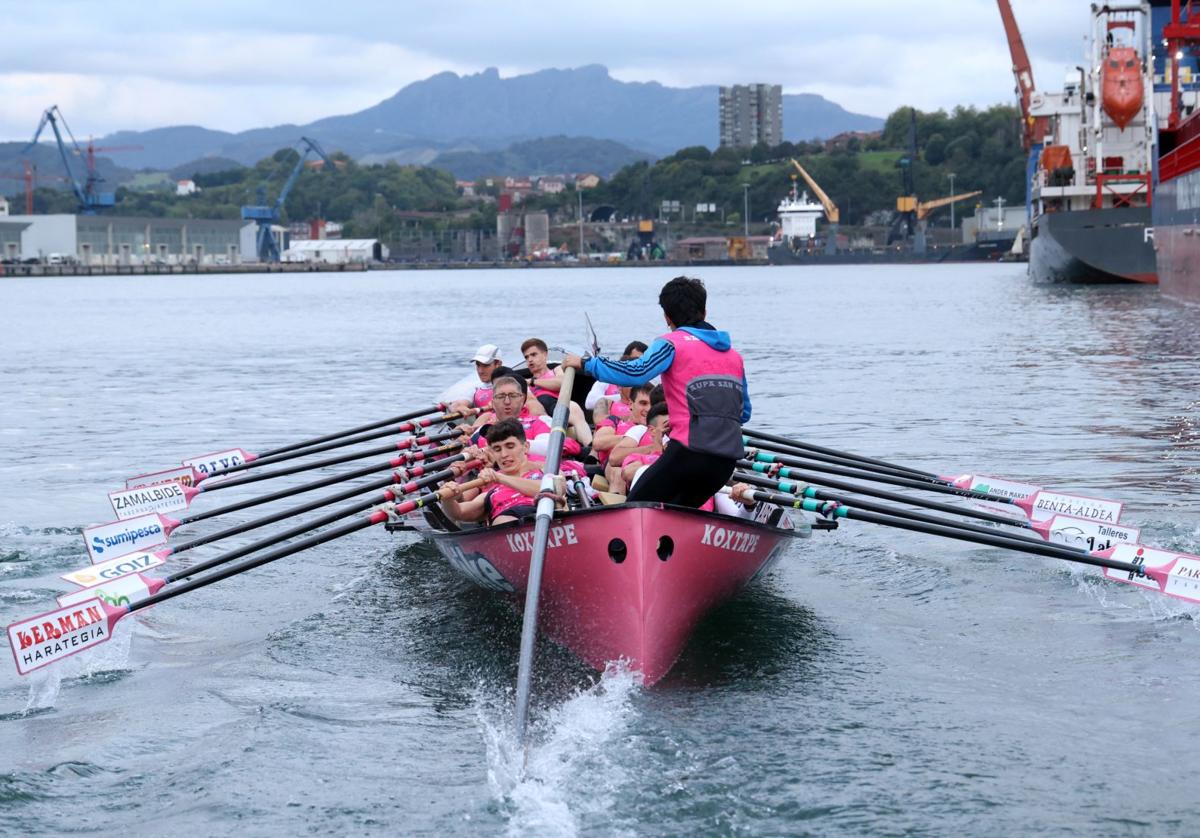 San Juan, en uno de los entrenamientos de esta semana.