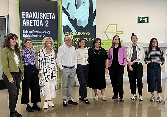 Presentación de la exposición este martes en Tabakalera.