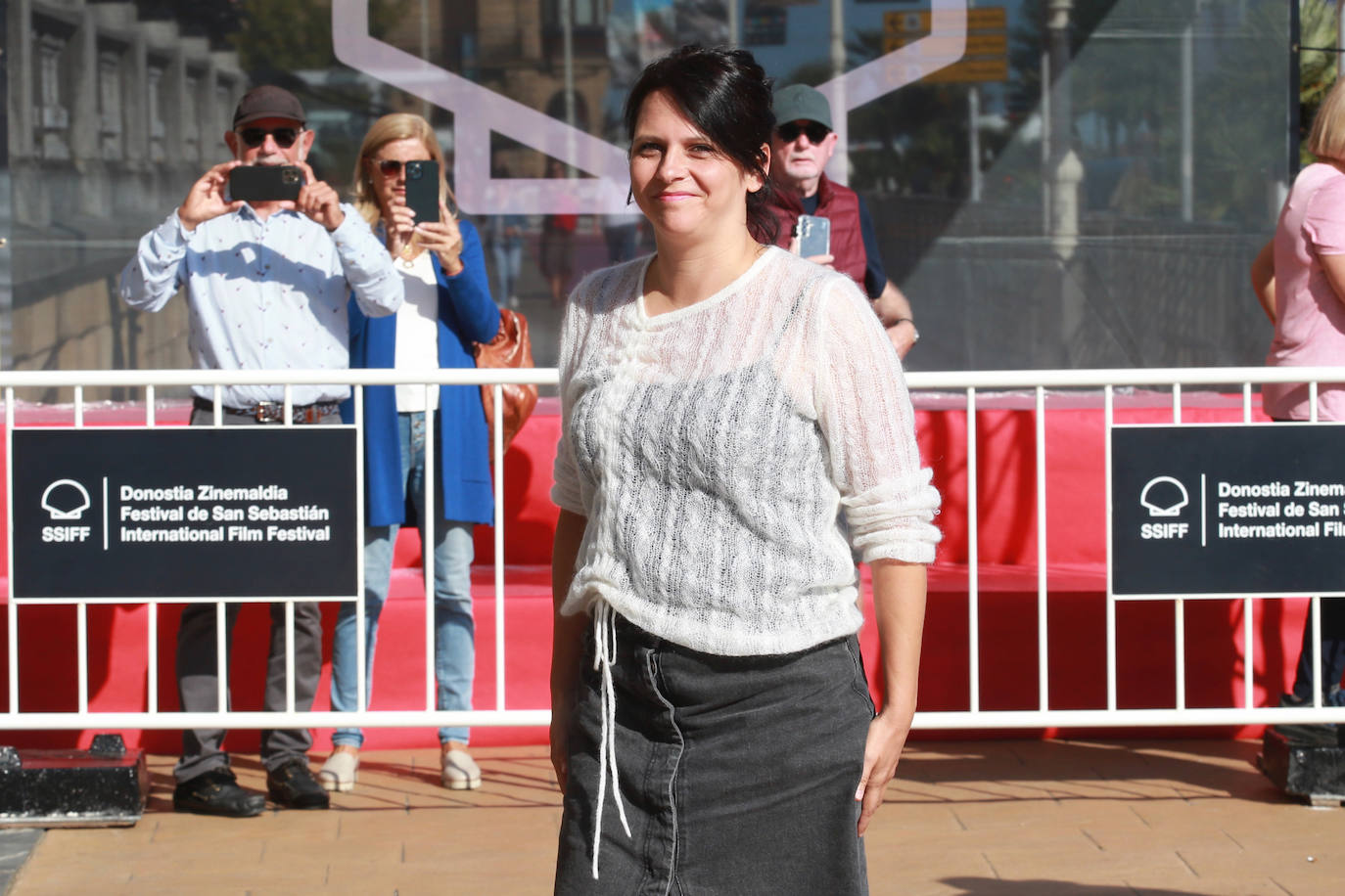 Jaione Camborda, ganadora de la Concha de Oro del año pasado con 'O corno'.