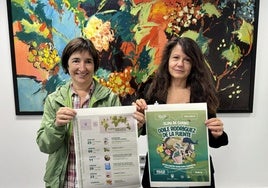 Begoña Rodríguez, técnica de Medio Ambiente, y la concejala Gloria Vázquez, presentaron la campaña.