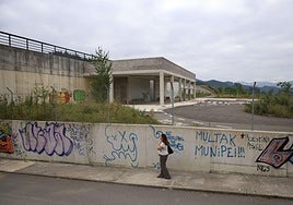 Construcción de la estación del TAV en Ezkio.