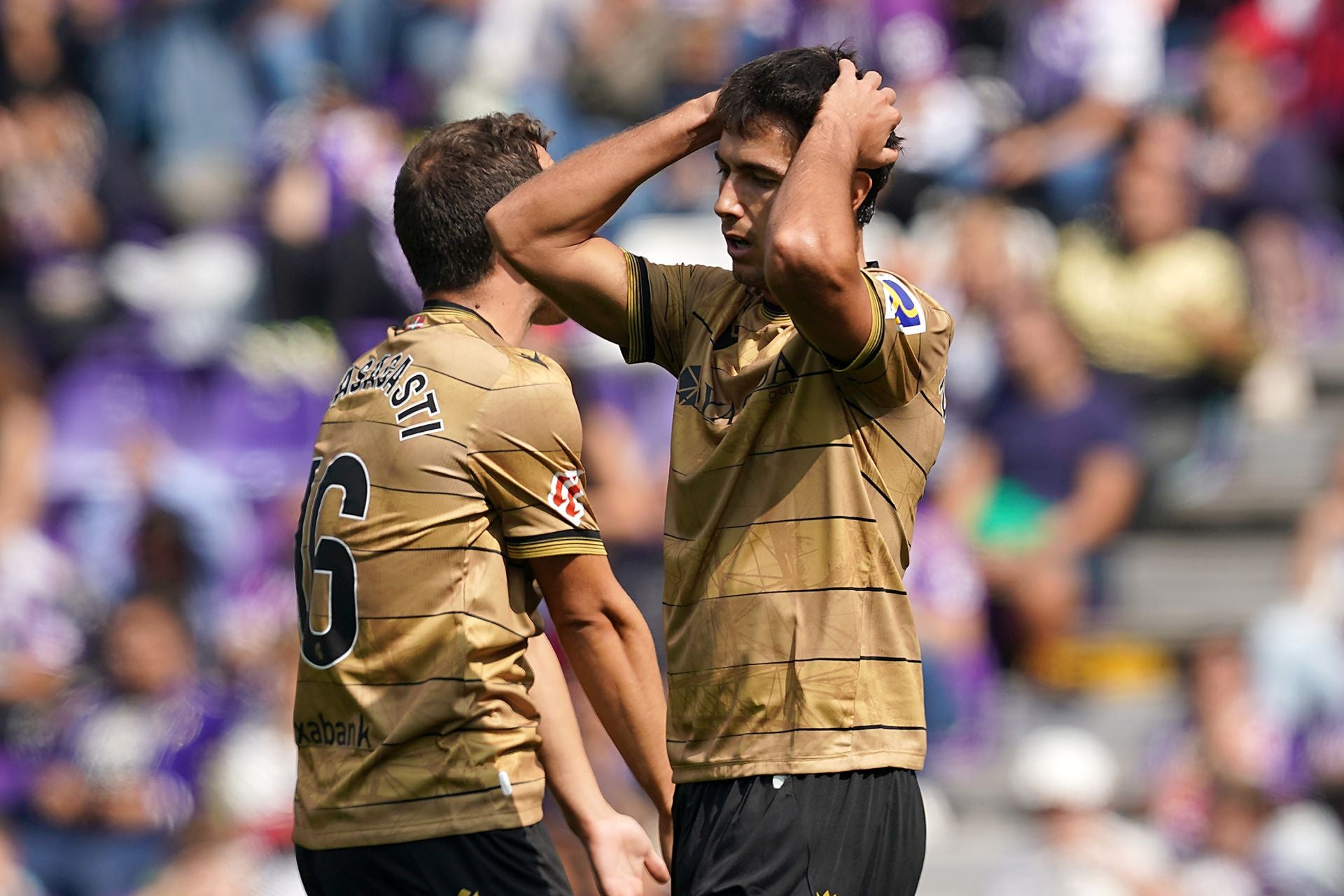 Zubimendi y Oalasagasti lamentan una ocasión fallida más