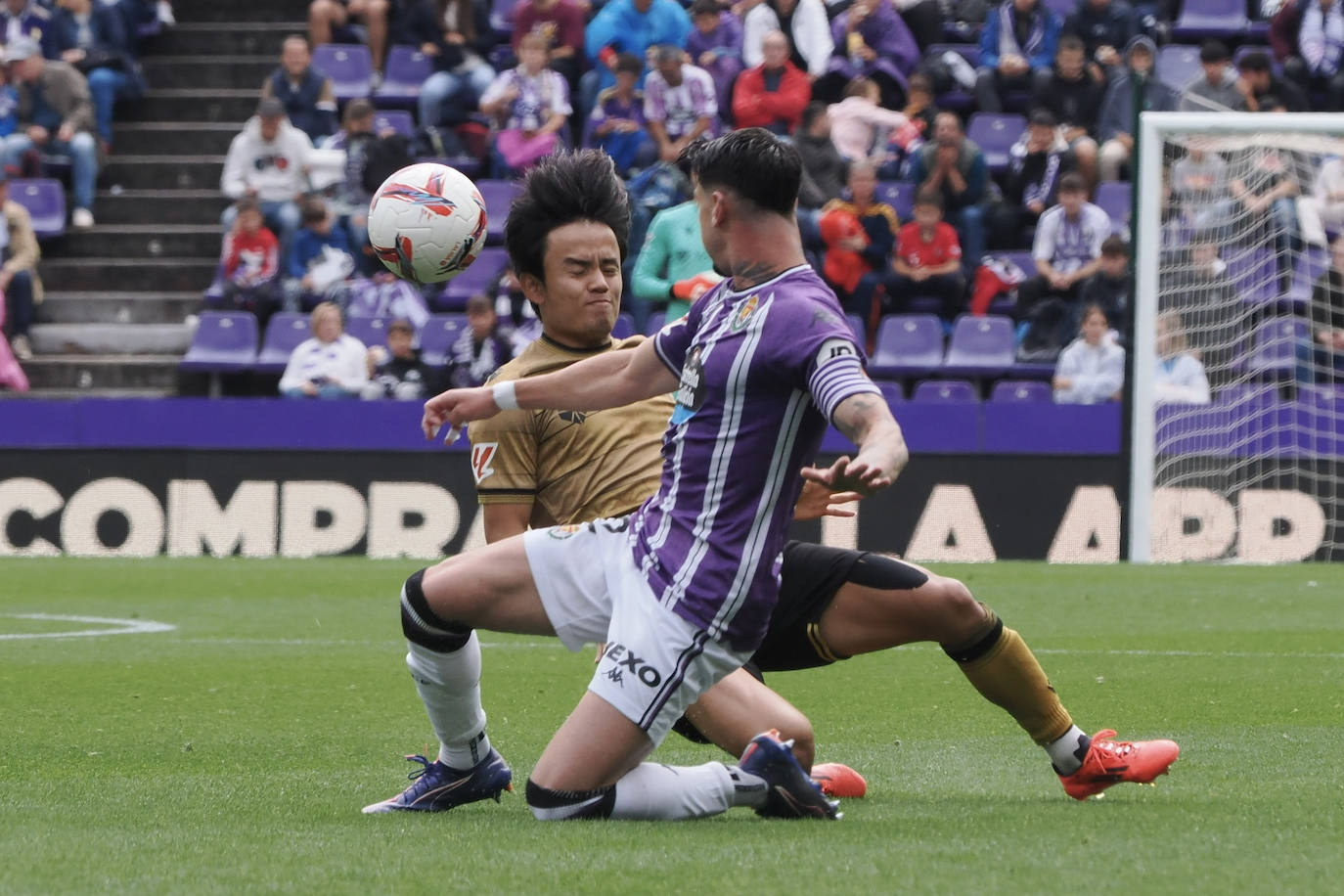 Las mejores imágenes de la Real Sociedad en Valladolid