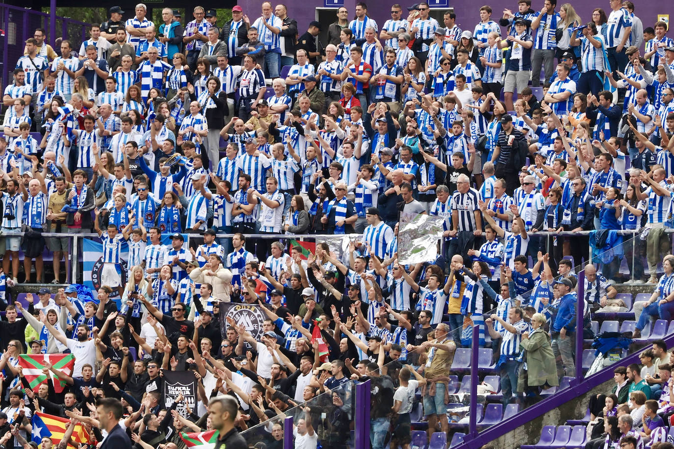 Las mejores imágenes de la Real Sociedad en Valladolid