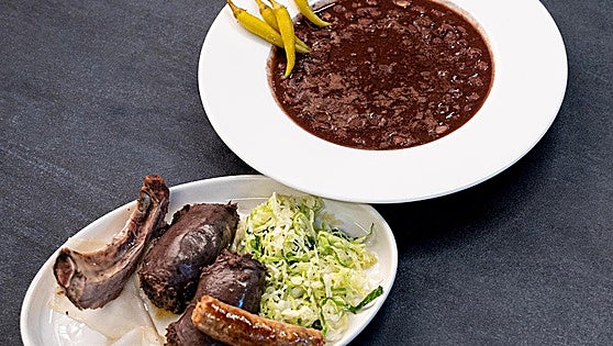 Receta de alubias de Tolosa de Roberto Ruiz