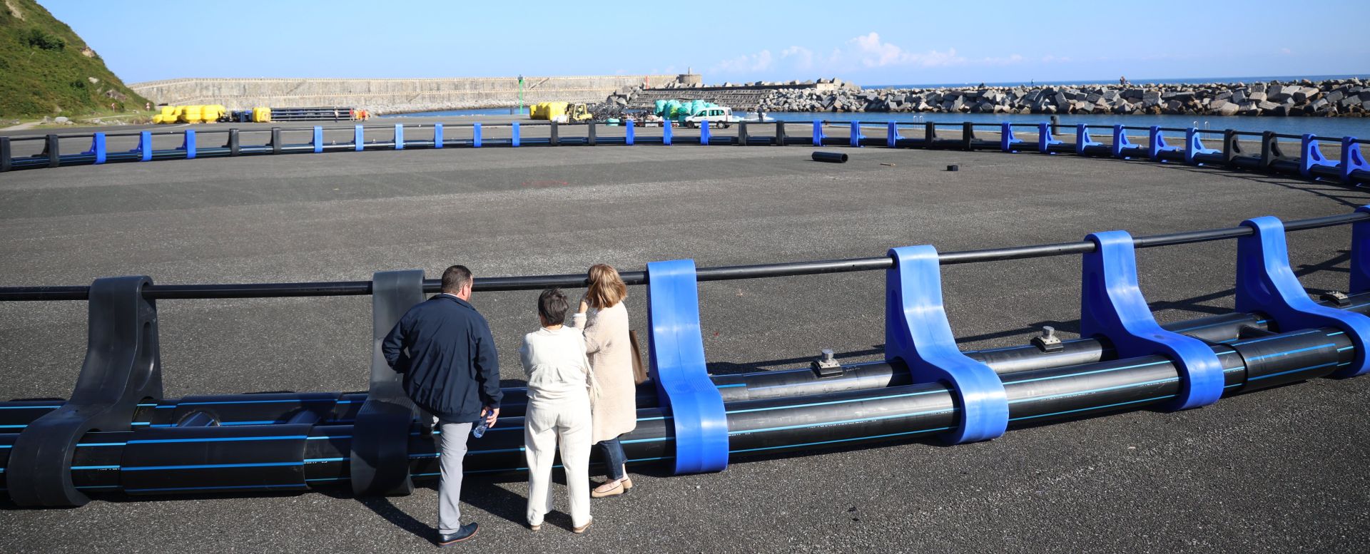 Así son las instalaciones acuícolas sumergibles que se instalarán frente a Getaria
