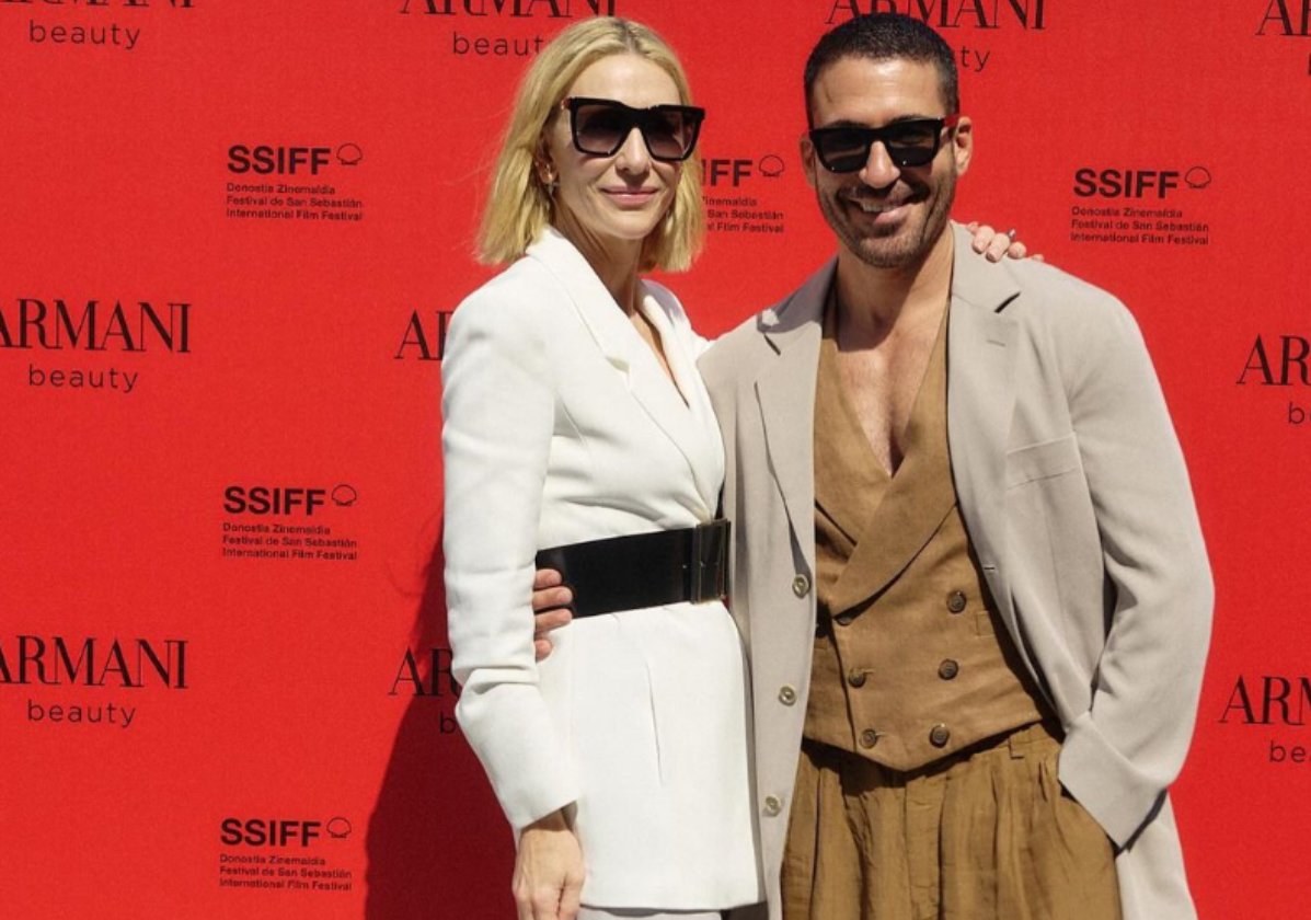 Cate Blanchett y Miguel Ángel Silvestre, juntos en el Zinemaldia.