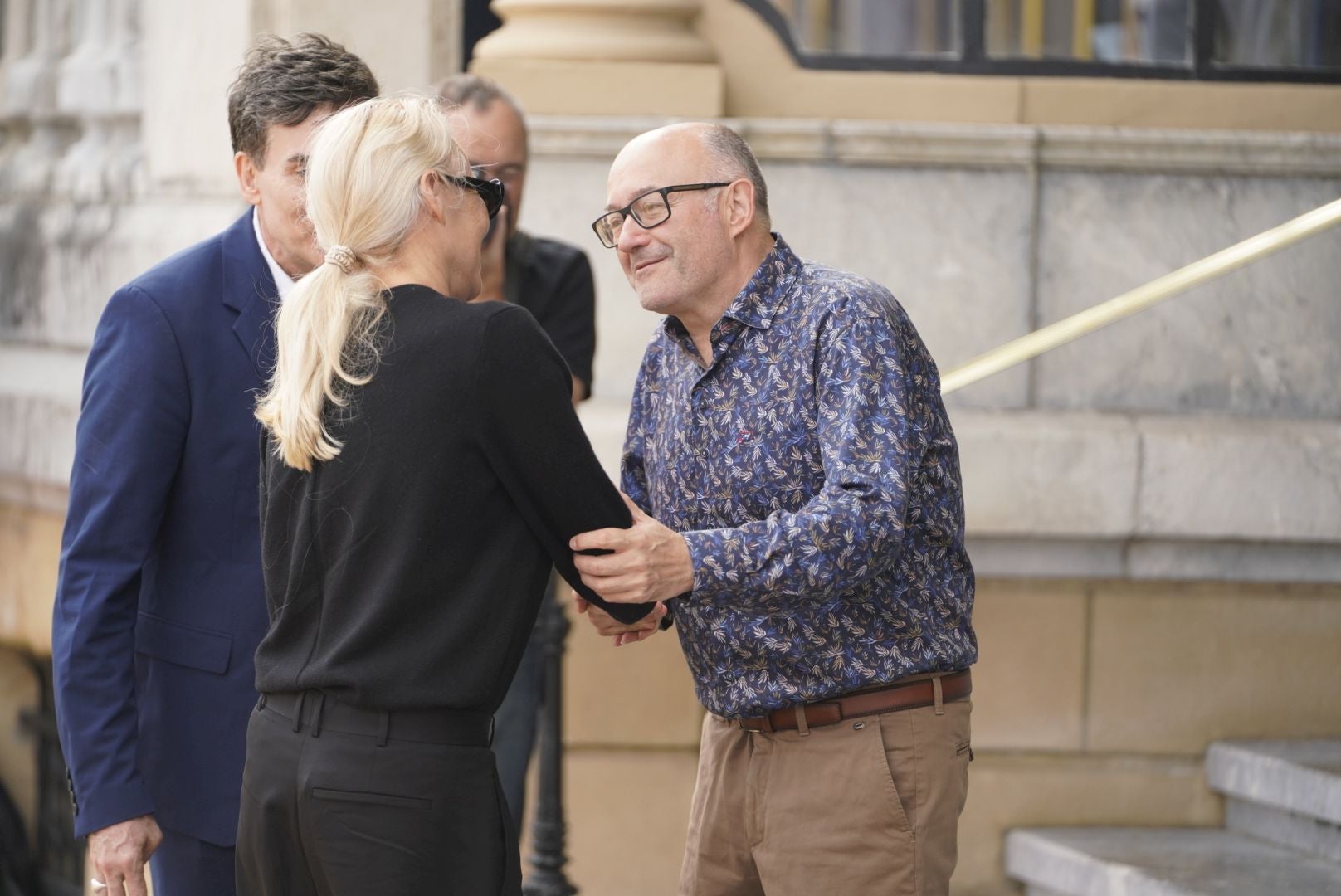 Pamela Anderson ya sonríe en San Sebastián