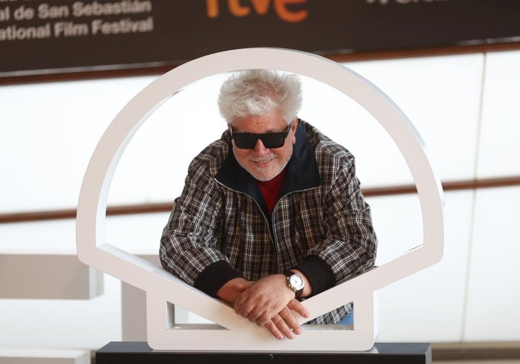 Pedro Almodóvar, este jueves en el Kursaal.