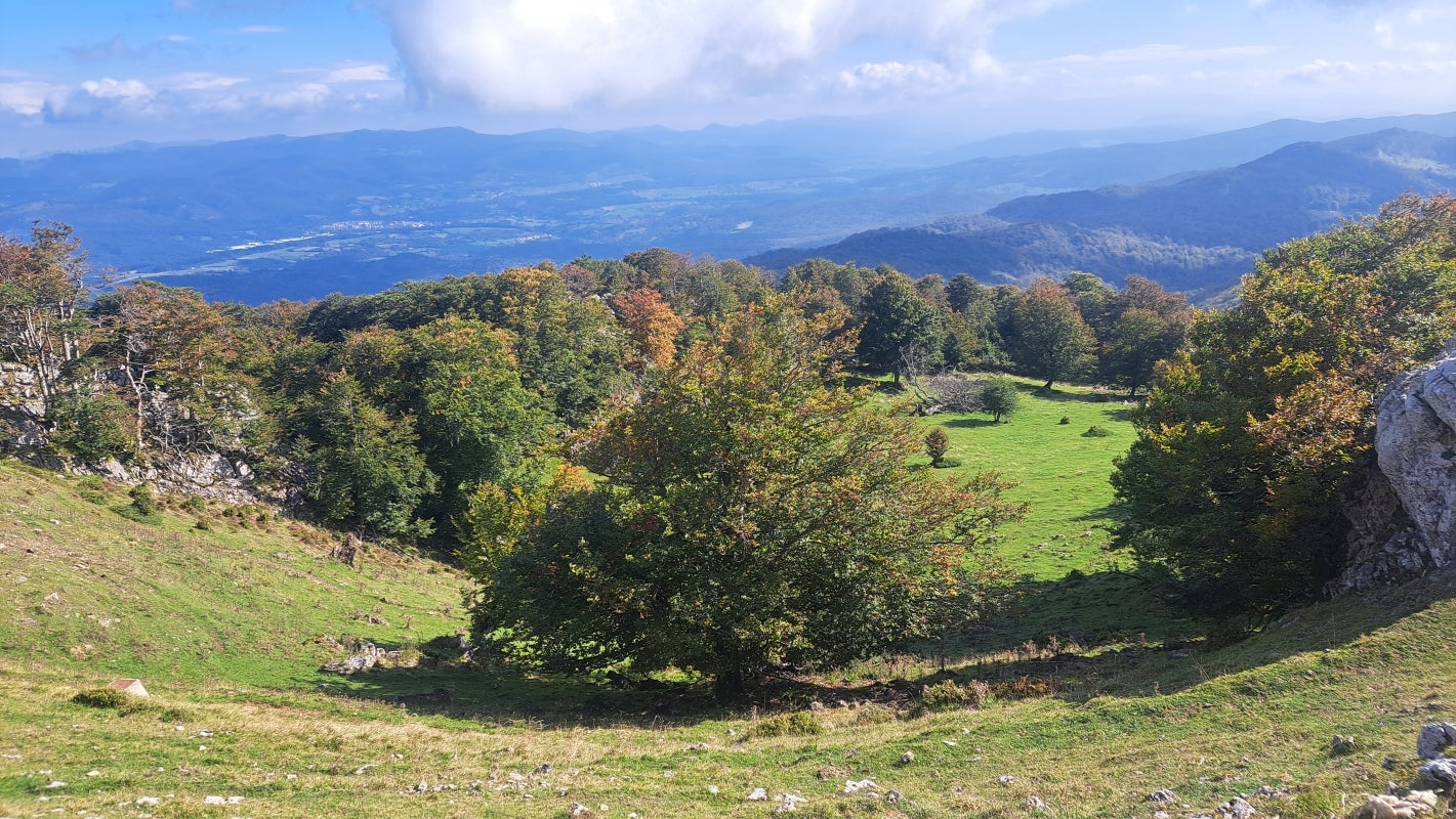 Ruta a la cima de Artxueta