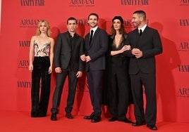 Clara Galle, Jaime Lorente, Julio Peña, Eugenia Silva y Miguel Ángel Silvestre, entre los rostros conocidos de la fiesta de Armani y Vanity Fair.