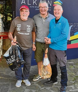 Vencedores de la tirada solidaria de la sección de caza y tiro de Goierri K.E.