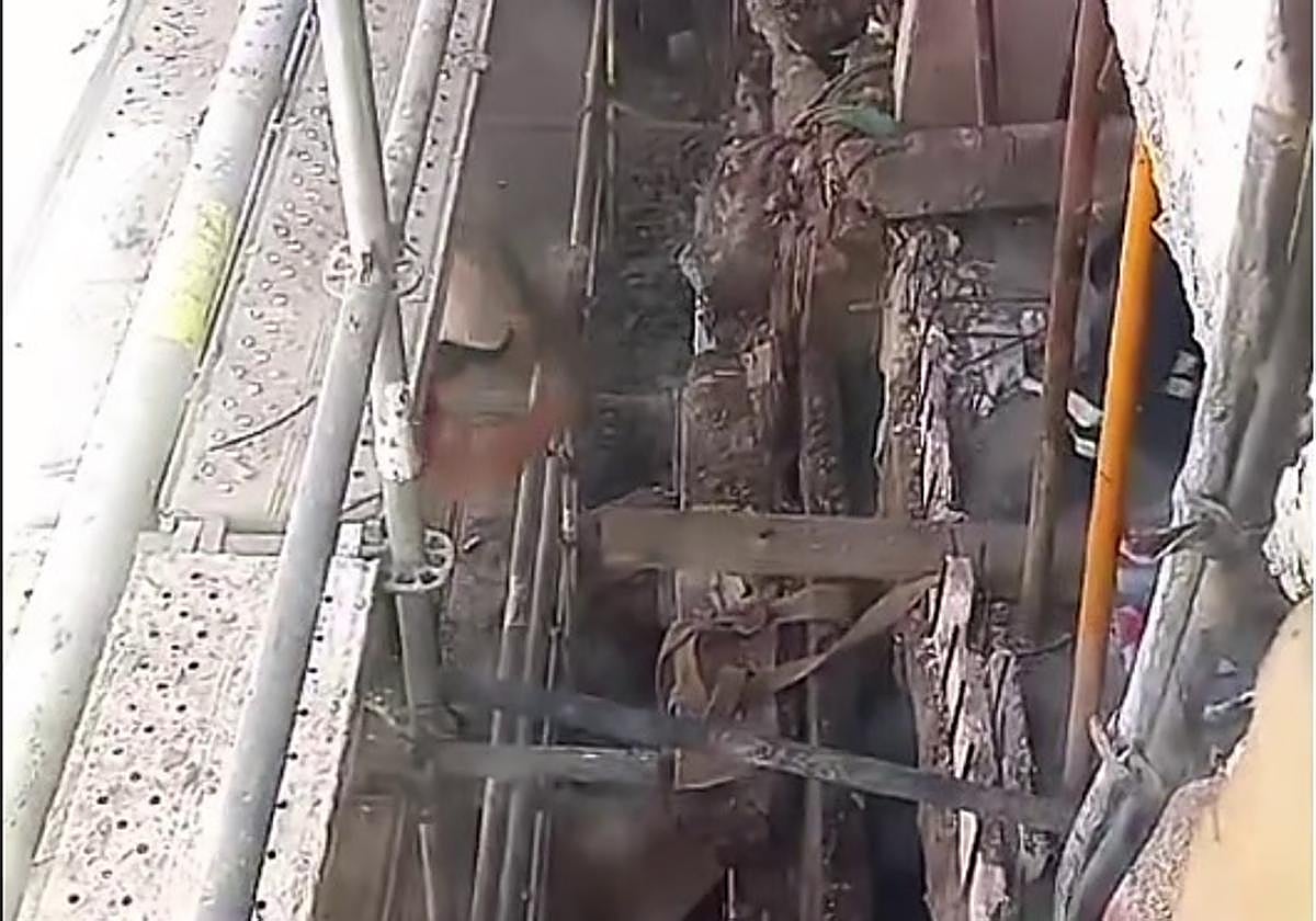 El vídeo de Áncora denunciando la «destrucción casi completa de las fachadas originales» del Bellas Artes