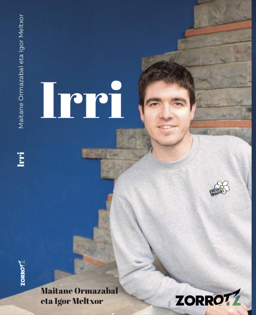 Una imagen de la portada del libro dedicado a Iker Irribarria.