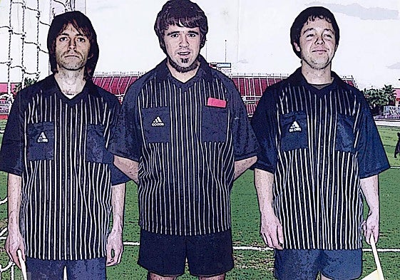 Imanol Ubeda, Gorka Urbizu y Haritz Beristain, en una imagen de promoción de Peiremans+.