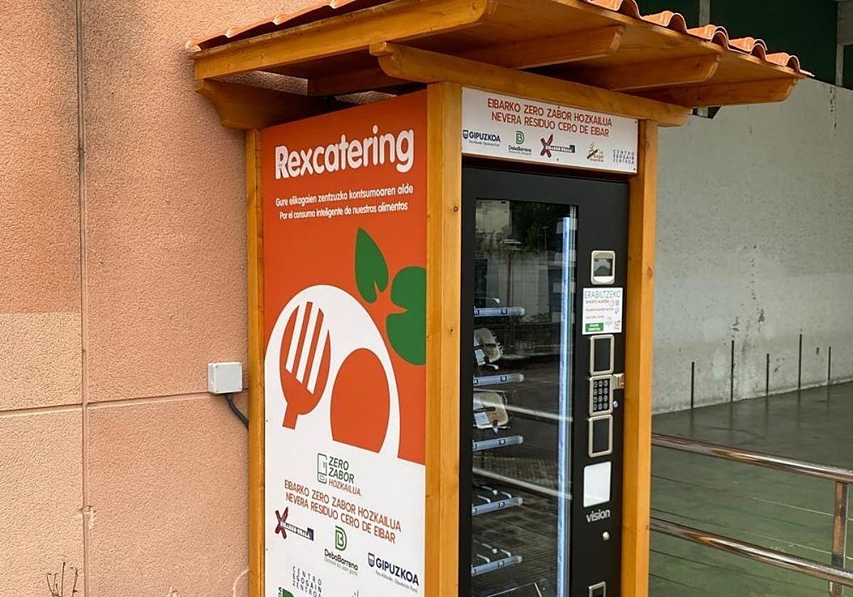 Máquina de vending 'Rexcatering' en Eibar.
