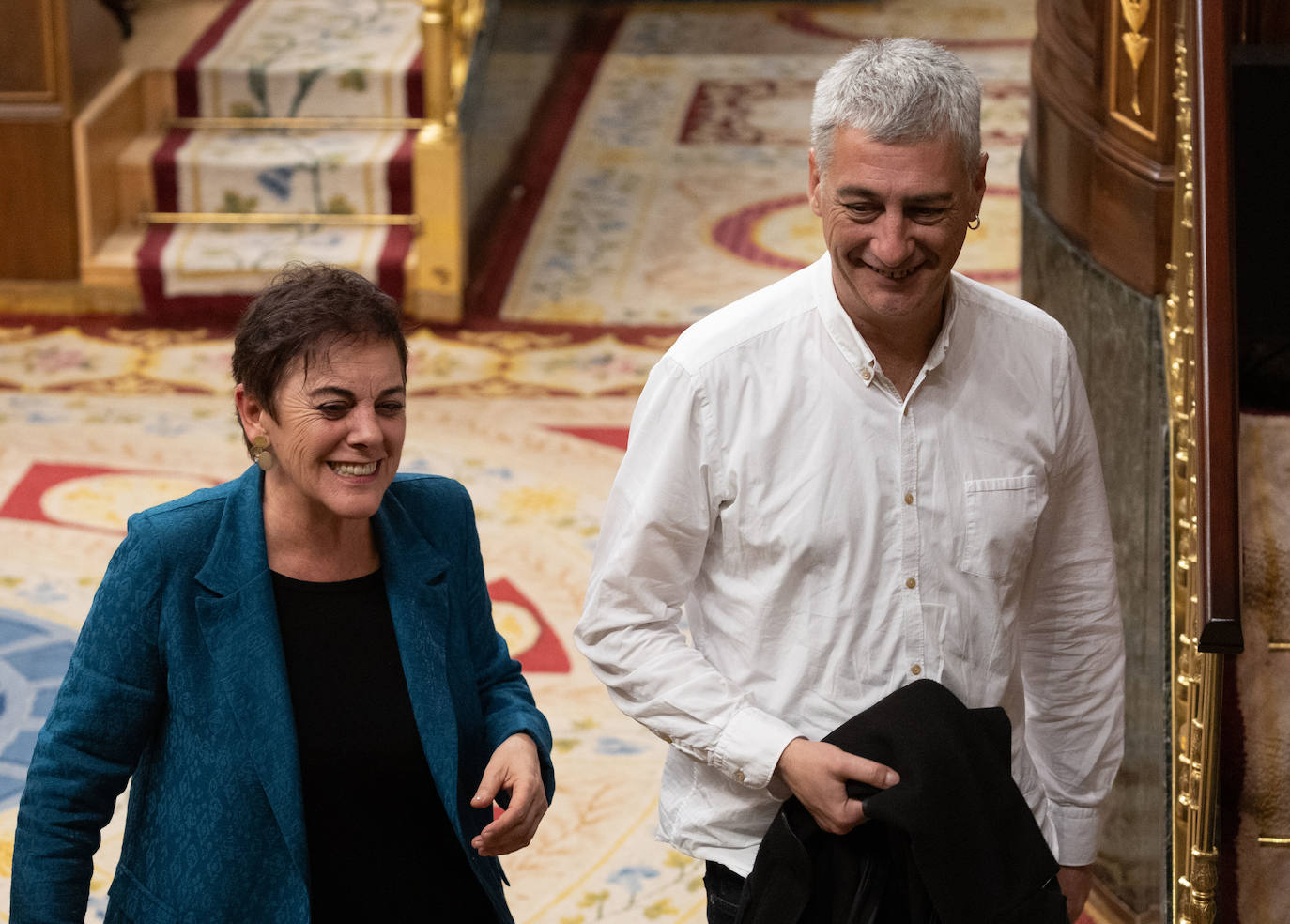 EH Bildu acuerda con el Gobierno «terminar» con la 'ley mordaza' y poner fin a las pelotas de goma