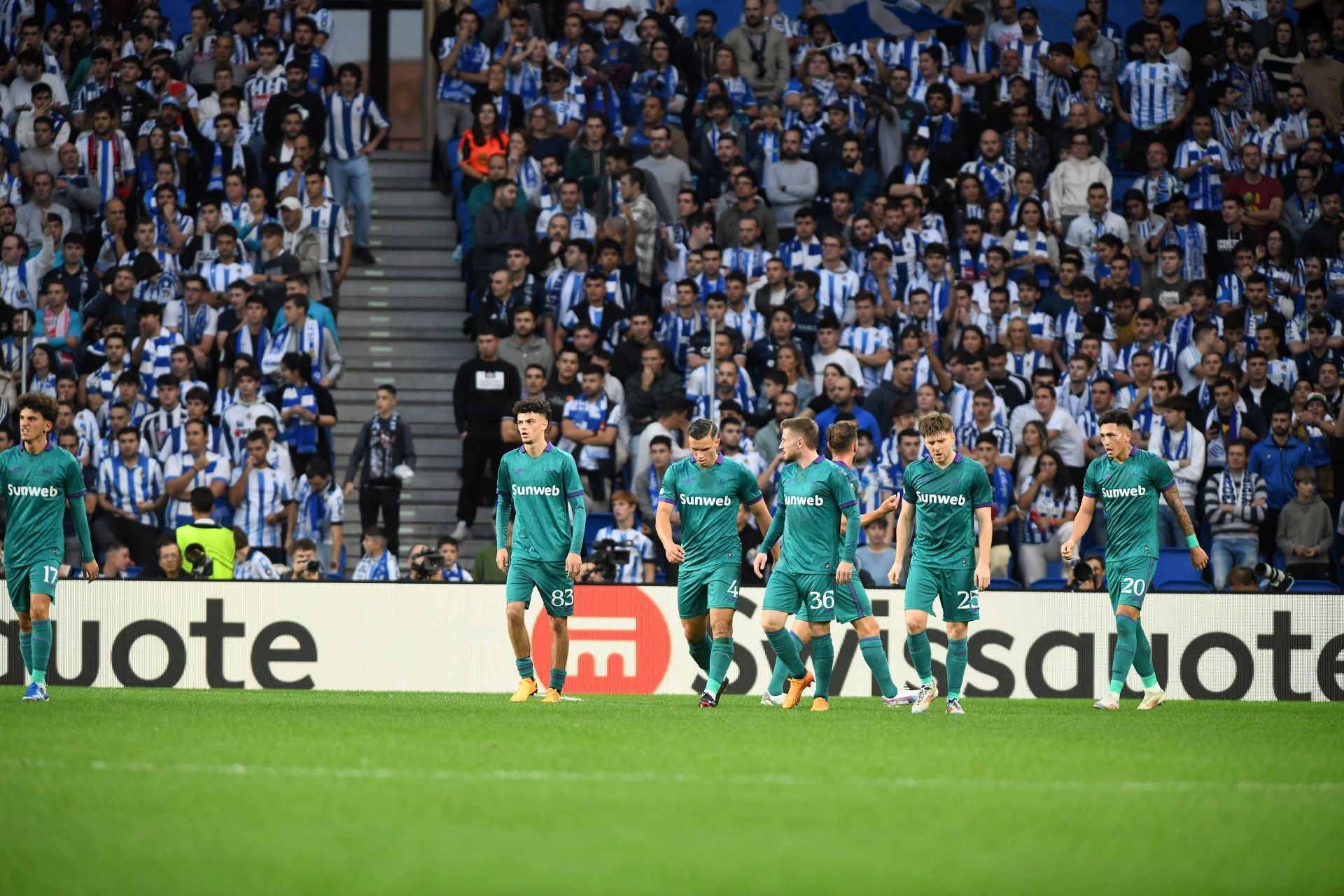 Las imágenes del Real Sociedad - Anderlecht