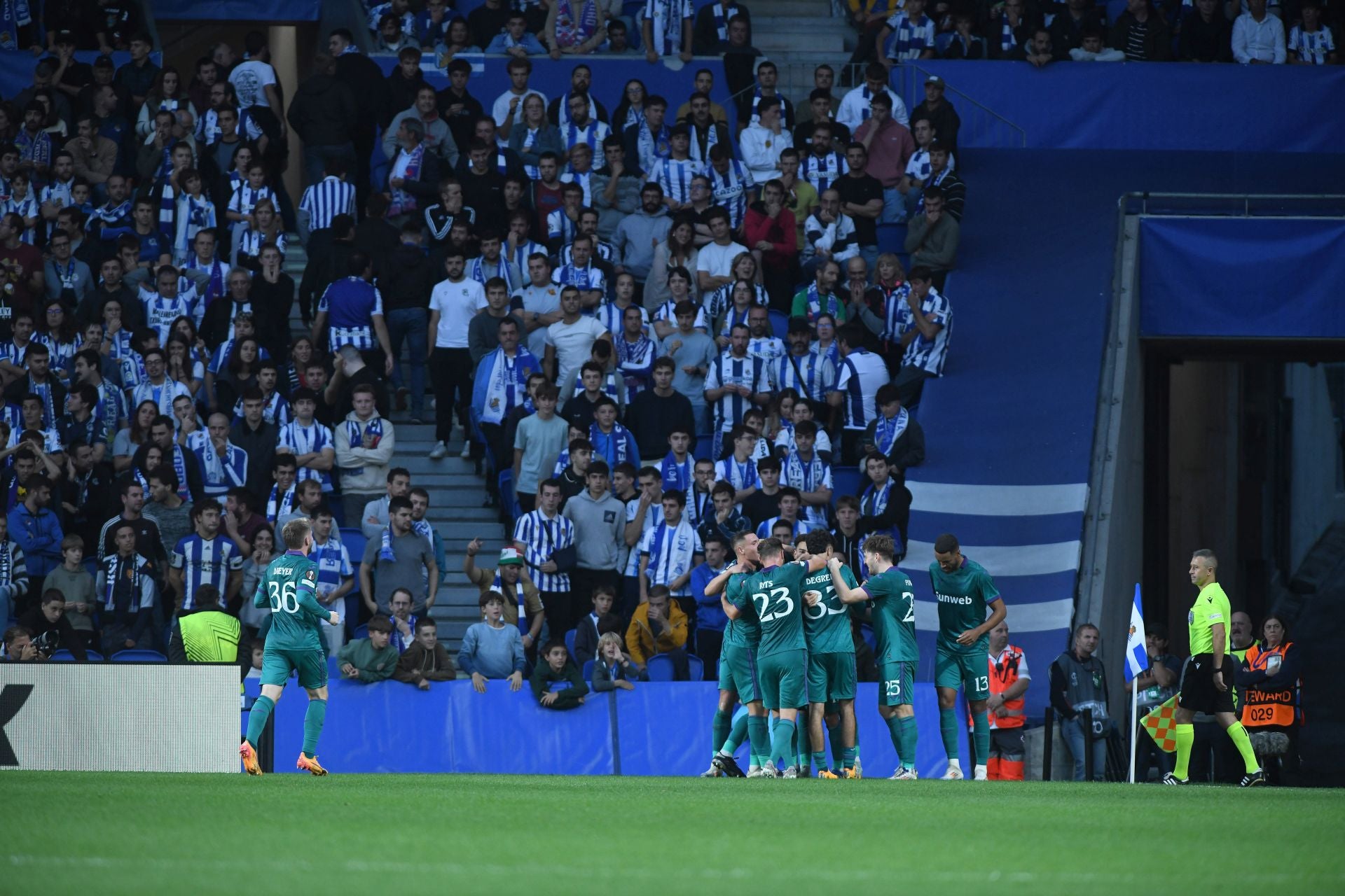 Las imágenes del Real Sociedad - Anderlecht