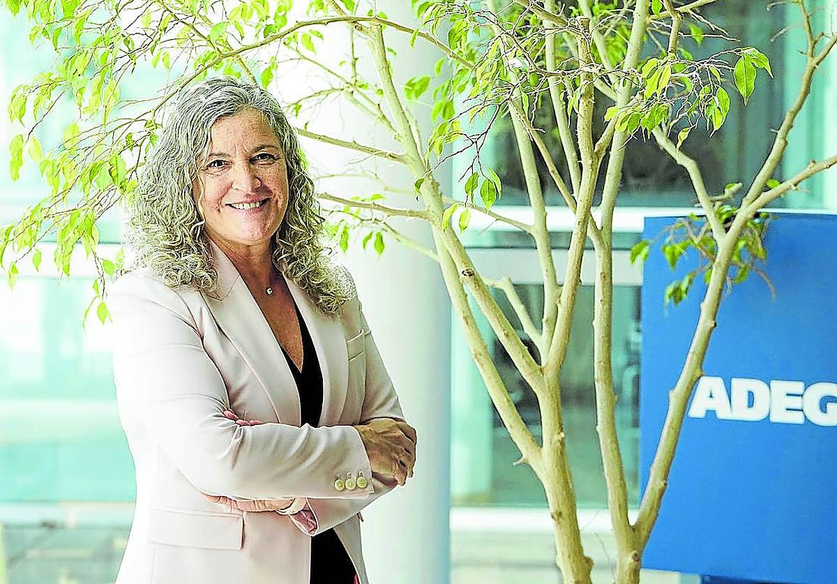 La presidenta de Adegi,