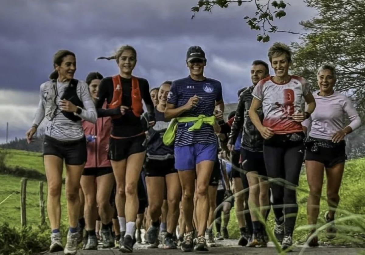 Participantes en una de las salidas organizadas anteriormente en la que participó Malen Osa.