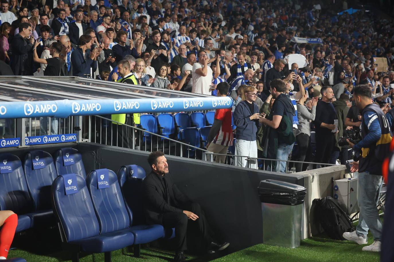 Las mejores imágenes del Real Sociedad - Atlético de Madrid