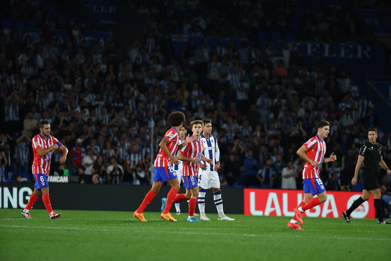 Las mejores imágenes del Real Sociedad - Atlético de Madrid